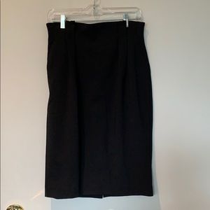 Black pencil skirt